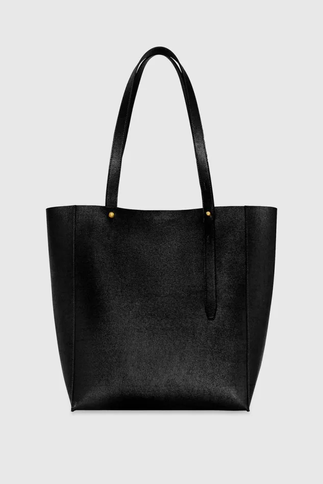 Women Rebecca Minkoff Tote Bags Stevie North South Tote Black