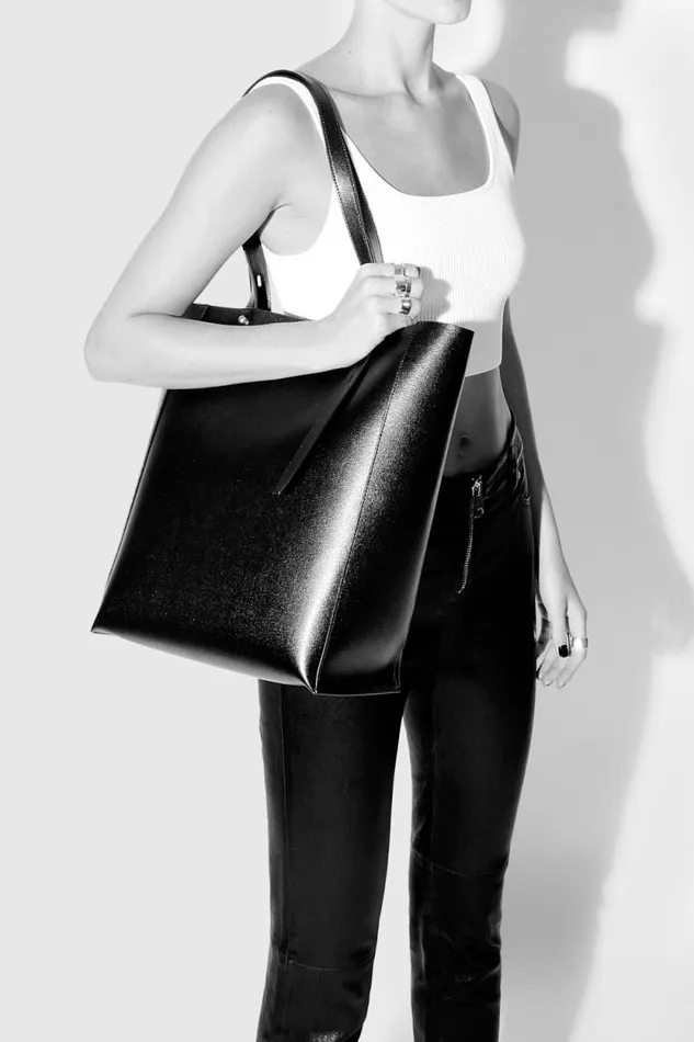 Women Rebecca Minkoff Tote Bags Stevie North South Tote Black Women Rebecca Minkoff Tote Bags Stevie North South Tote Black