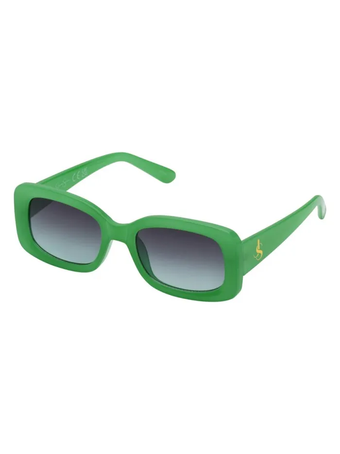 Women Retro Sunglasses In Green Jessica Simpson Sunglasses