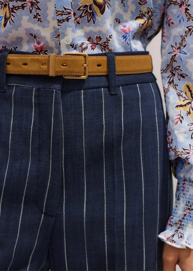 Women Reversible Belt Mustardtan MEEM