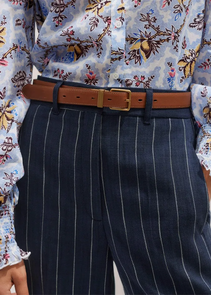 Women Reversible Belt Mustardtan MEEM