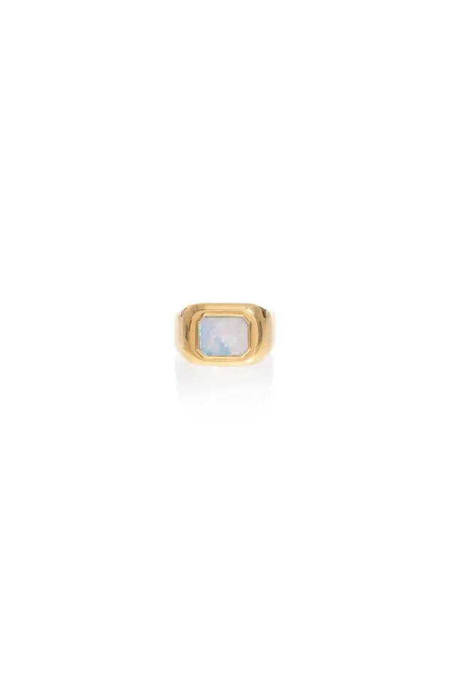 Women Rings Gabriela Hearst Large Ring 18k Rose Gold