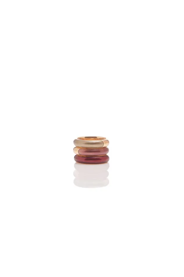 Women Rings Gabriela Hearst Vitreous Enamel And 18kt Gold Ring