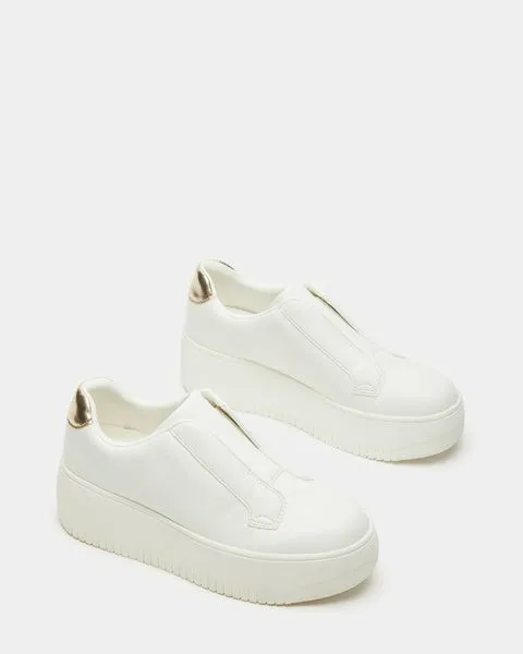 Women ROCKLIN WHITE White Steve Madden Sneakers Women ROCKLIN WHITE White Steve Madden Sneakers