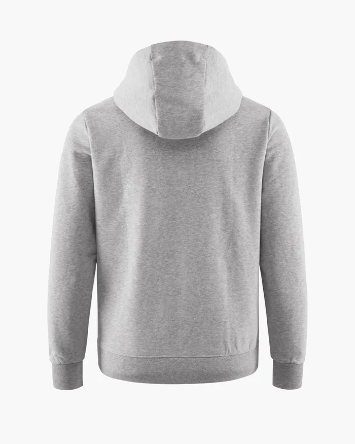 Women Runa Maker Zip Hoodie WoZipped Sweater Grey Melange Klttermusen Fleeces and Sweaters