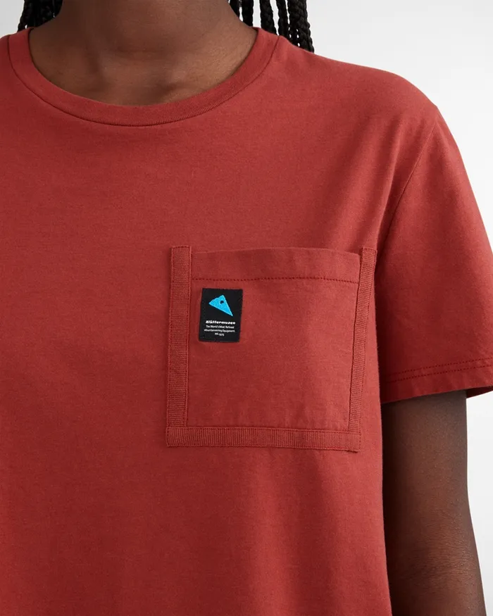 Women Runa Pocket WoShort Sleeve Tee Snow Klttermusen TShirts
