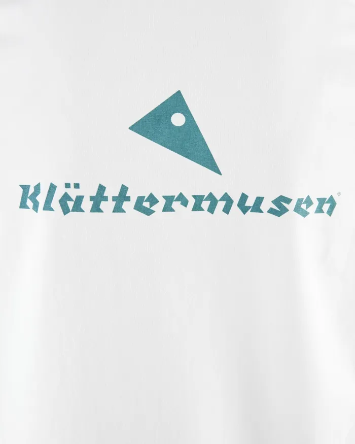 Women Runa Statement Legacy Short Sleeve Tee Snow Klttermusen TShirts