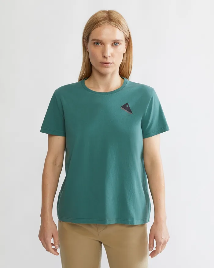 Women Runa Token Short Sleeve Tee Raven Klttermusen TShirts