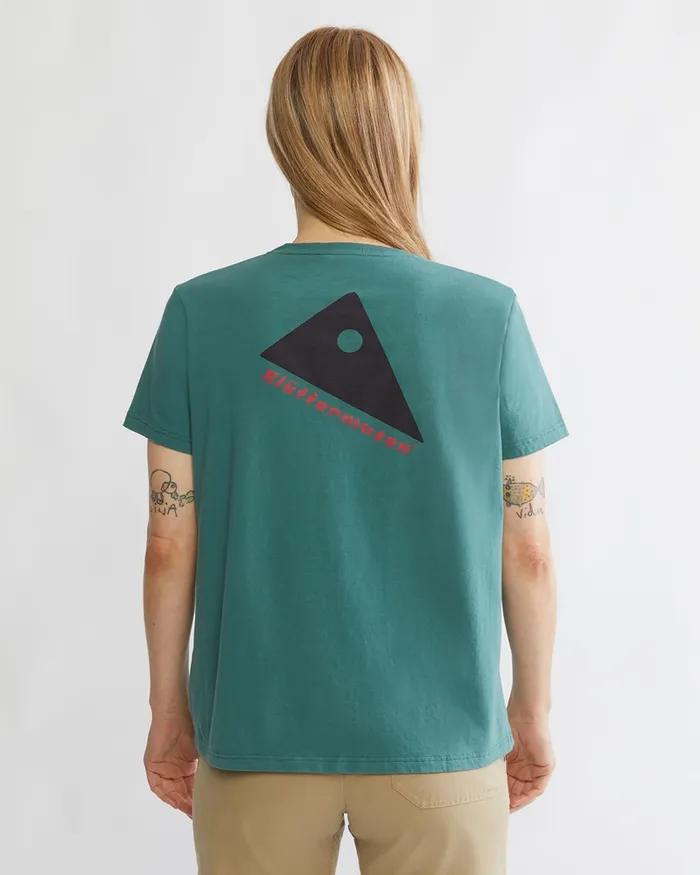 Women Runa Token Short Sleeve Tee Raven Klttermusen TShirts