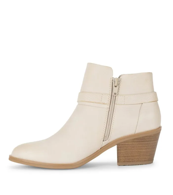 Women Santos Block Heel Bootie Milkyway Baretraps Booties