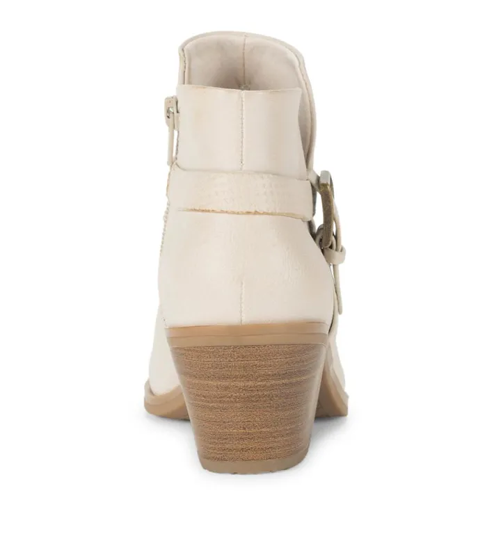 Women Santos Block Heel Bootie Milkyway Baretraps Booties