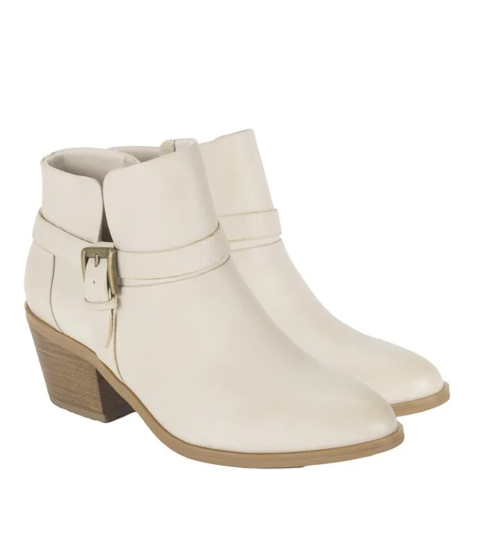 Women Santos Block Heel Bootie Milkyway Baretraps Booties