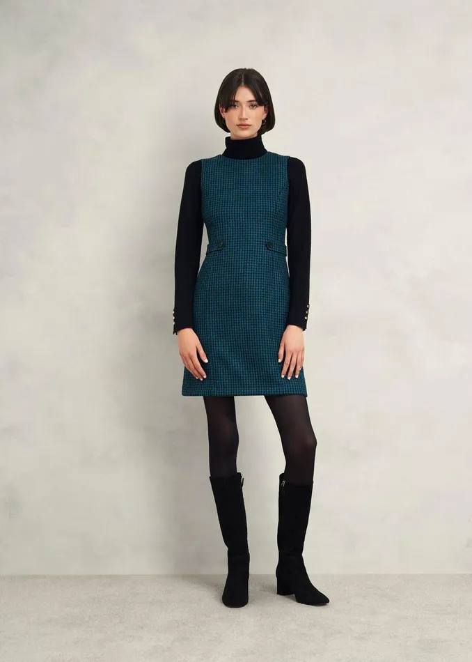 Women Sariah Wool Dress Green Multi Hobbs Dresses and Jumpsuits