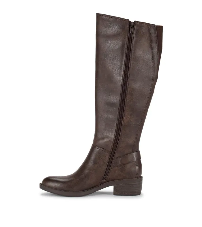 Women Sasson Wide Calf Tall Boot Dark Brown Baretraps Wide Calf Boots