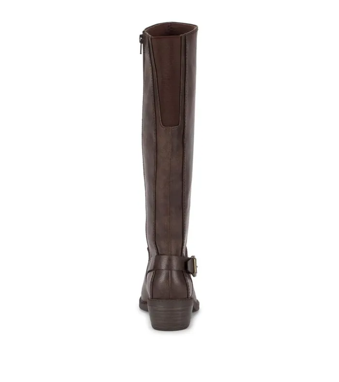 Women Sasson Wide Calf Tall Boot Dark Brown Baretraps Wide Calf Boots