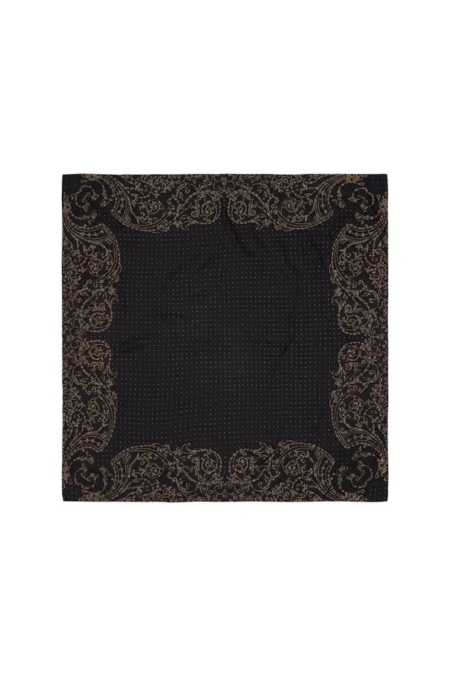 Women Scarves Camilla Large Square Scarf Luxe Black