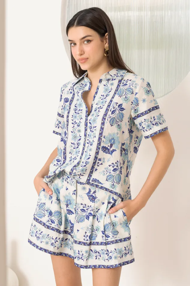 Women Sets YUMI KIM CARLY LINEN TOP Honeycomb Ivory