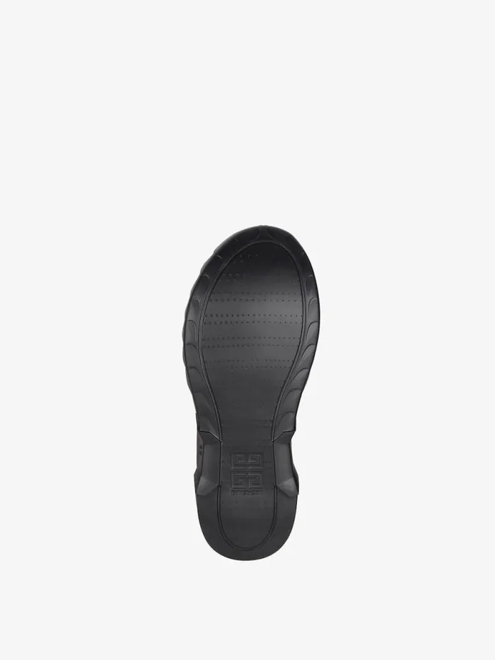 Women Shark Lock Givenchy Marshmallow Wedge Sneakers In Rubber And Knit Black Women Shark Lock Givenchy Marshmallow Wedge Sneakers In Rubber And Knit Black