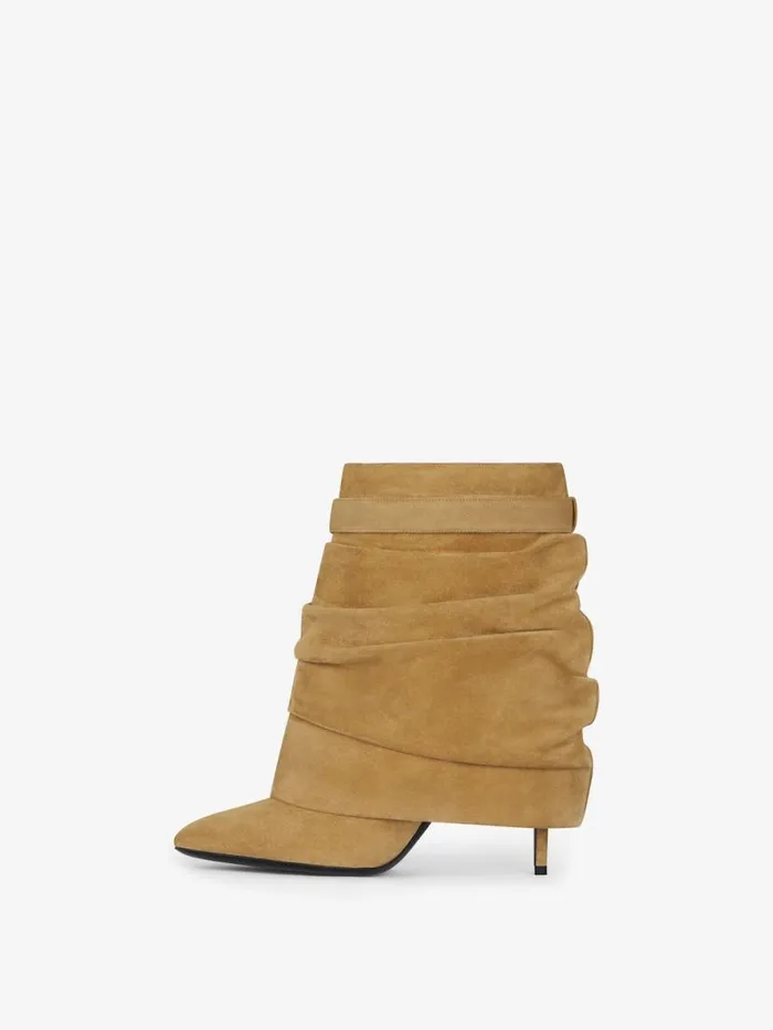 Women Shark Lock Givenchy Shark Lock Stiletto Ankle Boots In Suede Hazel Women Shark Lock Givenchy Shark Lock Stiletto Ankle Boots In Suede Hazel
