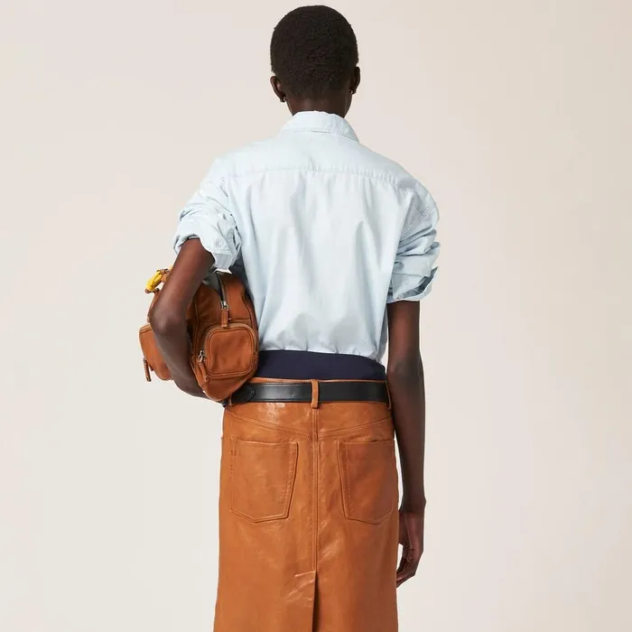 Women Shirts And Tops Miu Miu Chambray Shirt Light Blue Women Shirts And Tops Miu Miu Chambray Shirt Light Blue