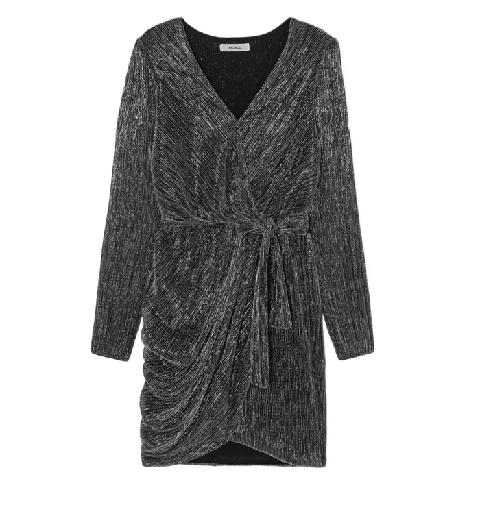 Women Short Glitzy Dress 8211 Silver Promod Dresses Women Short Glitzy Dress 8211 Silver Promod Dresses