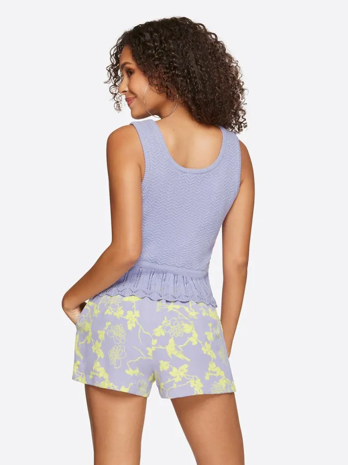 Women Sierra Sweater Tank In Sweet Lavender Jessica Simpson Tops and Tees