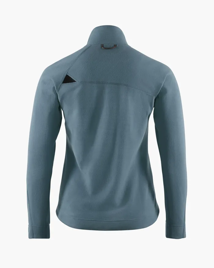 Women Sigyn Half Zip Sweater Thistle Blue Klttermusen Fleeces and Sweaters