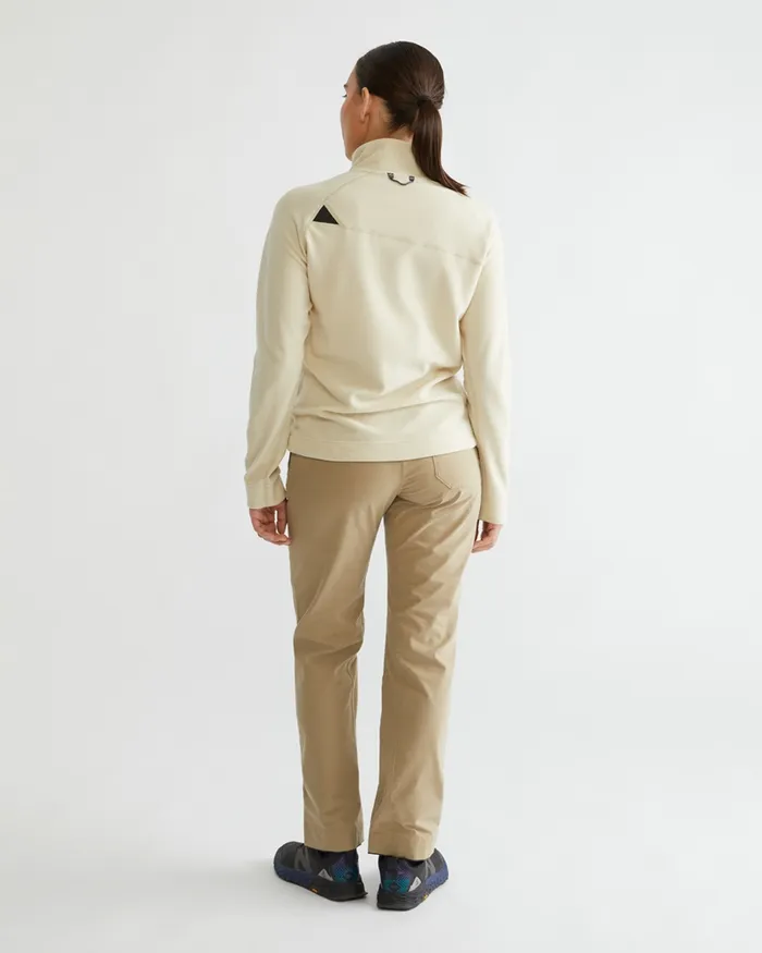 Women Sigyn Half Zip Sweater Thistle Blue Klttermusen Fleeces and Sweaters