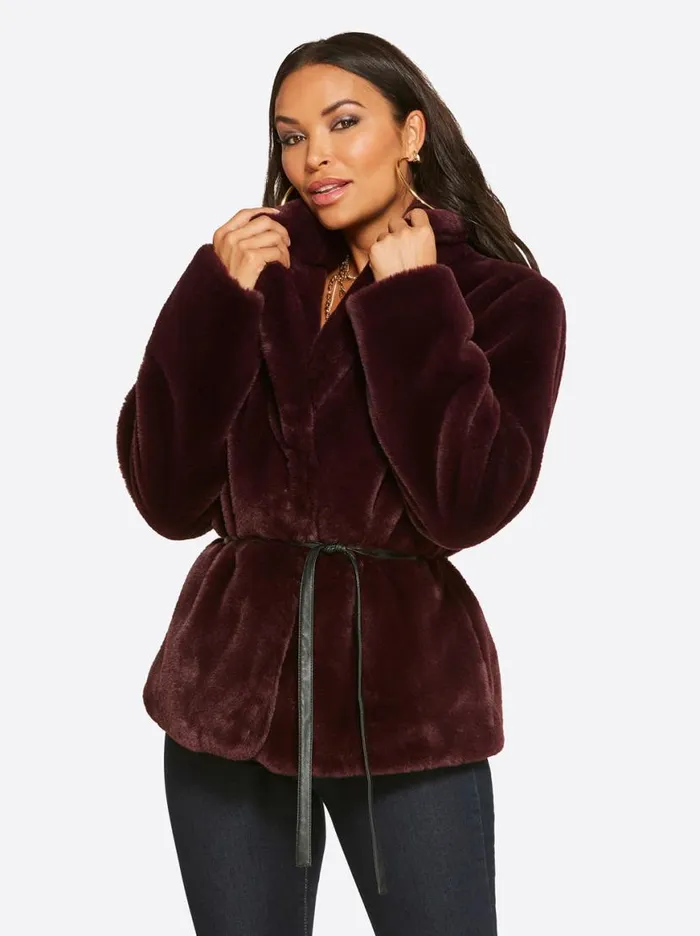Women Sire Jacket In Winetasting Jessica Simpson Jackets Blazers and Kimonos