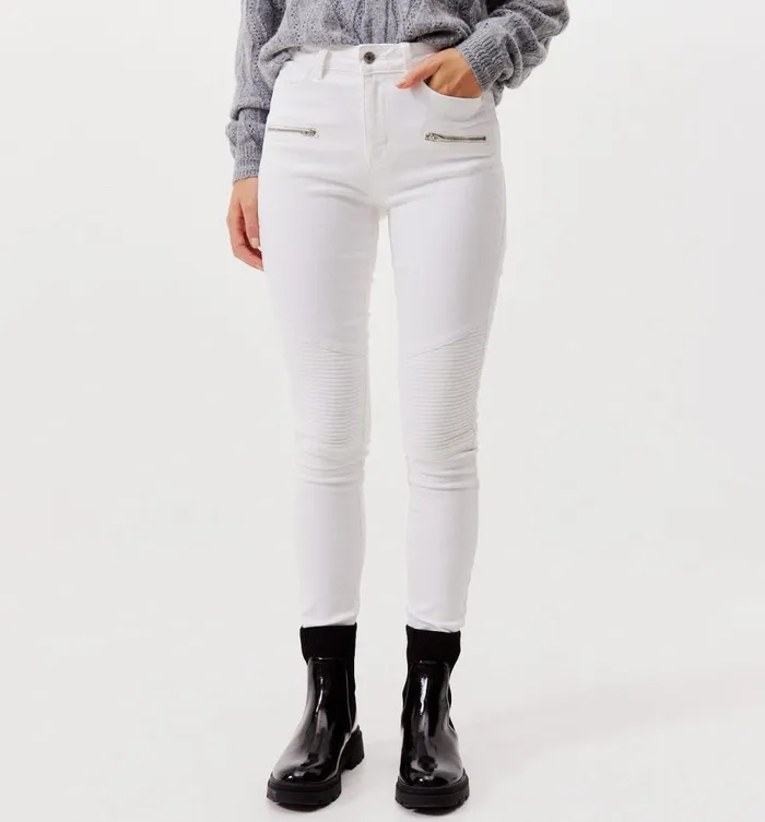 Women Skinny Canvas Trousers 8211 Ecru Promod Trousers Women Skinny Canvas Trousers 8211 Ecru Promod Trousers