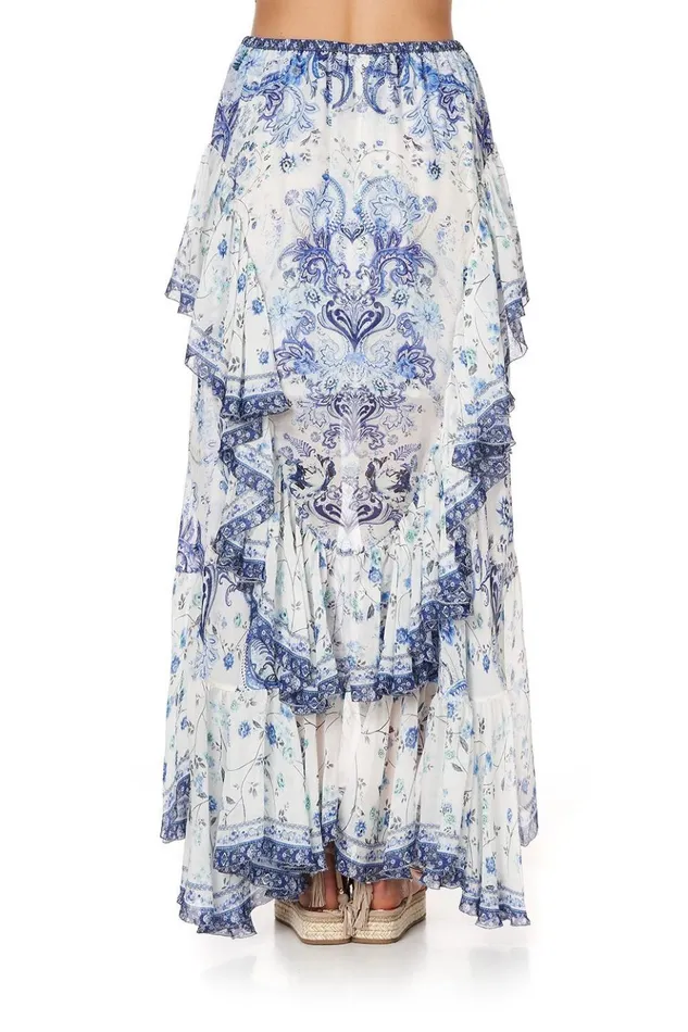 Women Skirts Camilla Maxi Skirt With Double Frill Talking About A Revolution