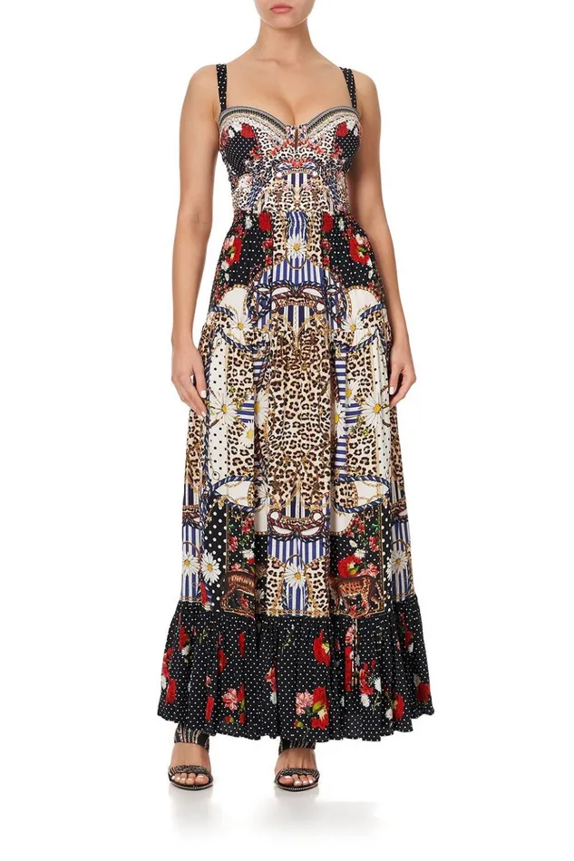 Women Skirts Camilla Tiered Skirt With Tie Up Detail Dear Brigitte