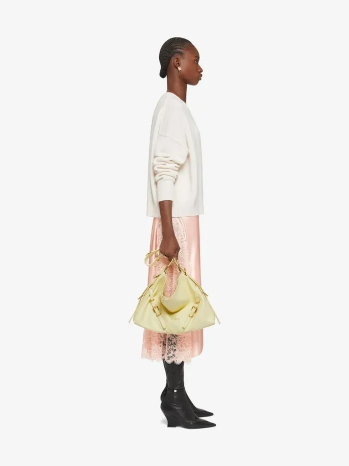 Women Skirts Givenchy Skirt In Satin And Lace Blush Pink