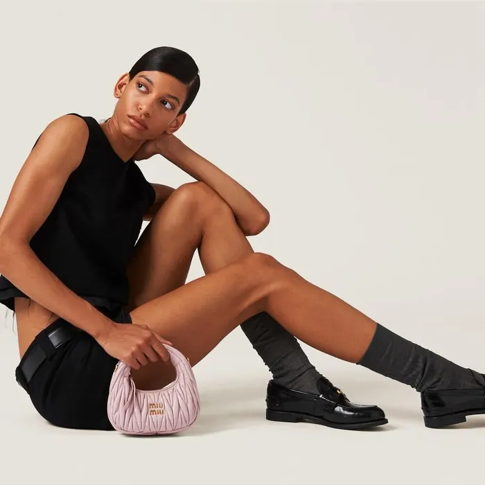 Women Skirts Miu Miu Velour Miniskirt Black Women Skirts Miu Miu Velour Miniskirt Black