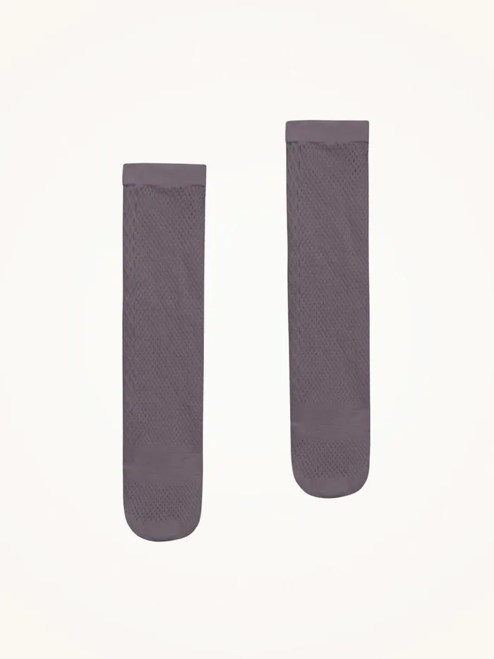 Women Socks and KneeHighs Wolford Net Socks Arctic Dust
