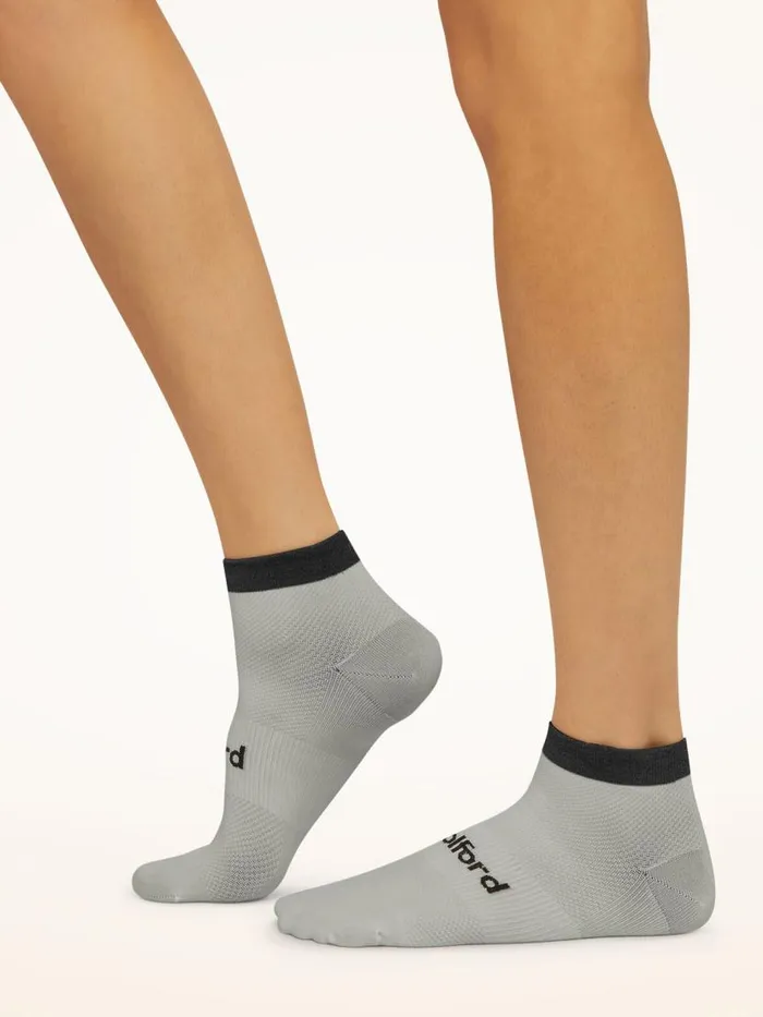 Women Socks and KneeHighs Wolford Reflective Sneaker Socks Blackash