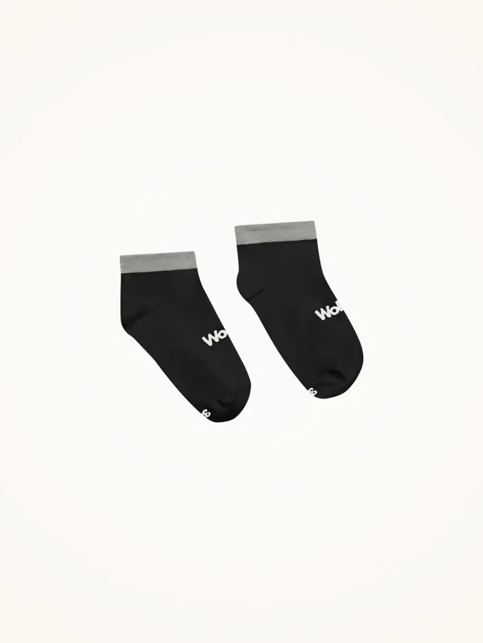 Women Socks and KneeHighs Wolford Reflective Sneaker Socks Blackash