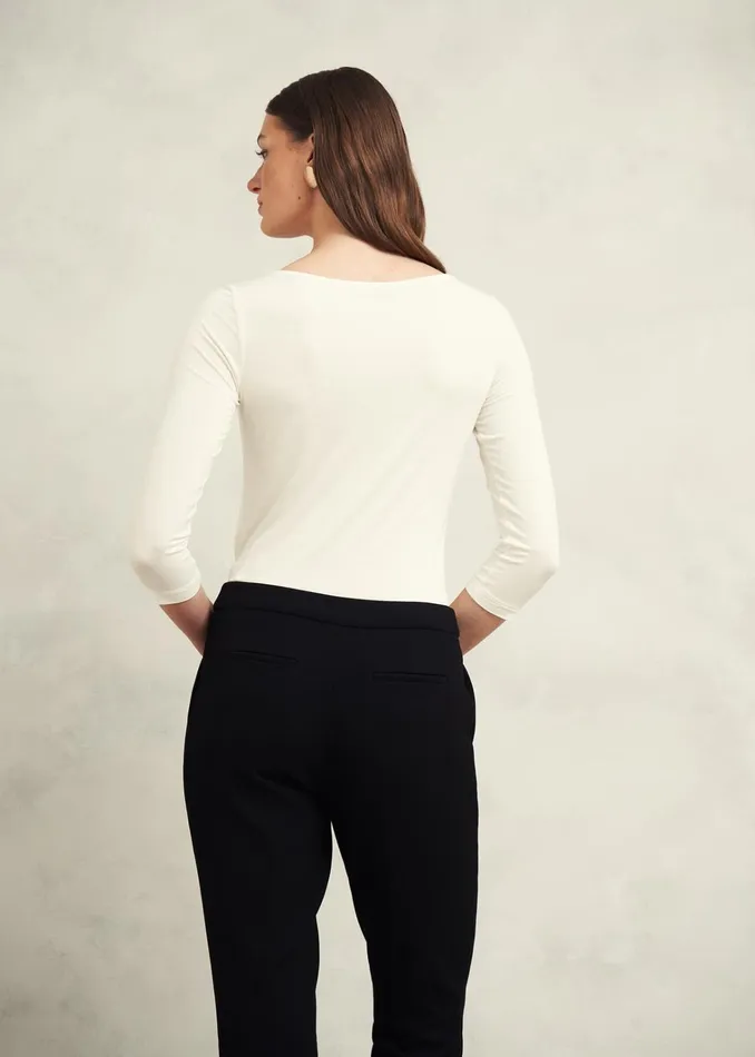 Women Sonya Plain Top Hobbs Ivory Hobbs Tops
