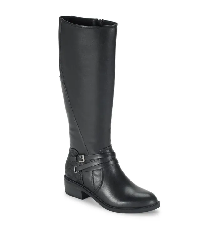 Women Stratford Wide Calf Riding Boot Black Baretraps Knee High Boots