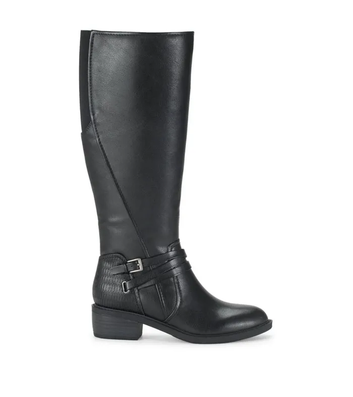 Women Stratford Wide Calf Riding Boot Black Baretraps Knee High Boots