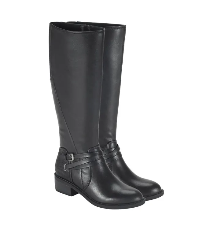 Women Stratford Wide Calf Riding Boot Black Baretraps Knee High Boots
