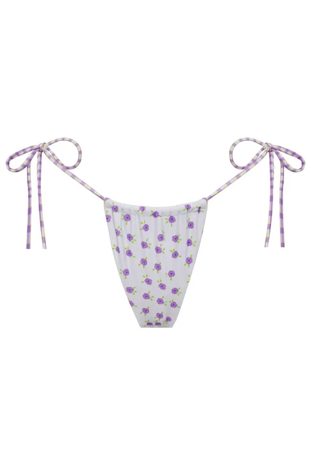 Women Swim For Love and Lemons Bay Bikini Bottom White Women Swim For Love and Lemons Bay Bikini Bottom White