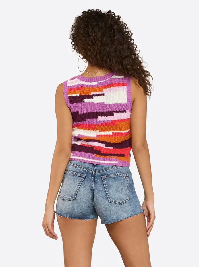 Women Tasia Tank In Blackberry Wine Multi Jessica Simpson Tops and Tees