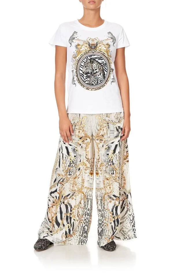Women Tees Camilla Slim Fit Round Neck TShirt Gates Of Glory