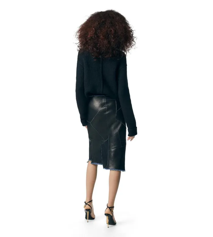 Women The Padlock Tom Ford Shiny Leather Padlock Pointy Naked Sandal Black Women The Padlock Tom Ford Shiny Leather Padlock Pointy Naked Sandal Black