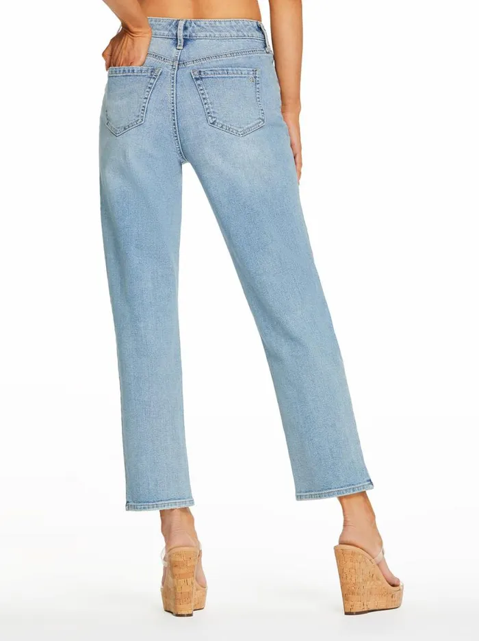 Women Throwback Straight Jeans In Feel The Love Jessica Simpson Bottoms