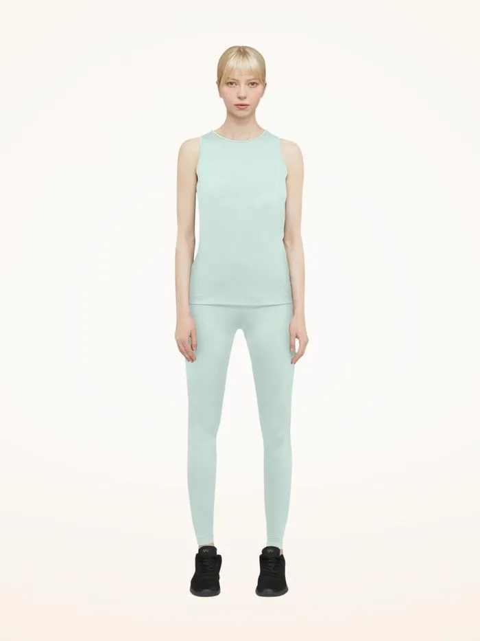 Women Tops and Bodysuits Wolford The Workout Top Sleeveless Aqua