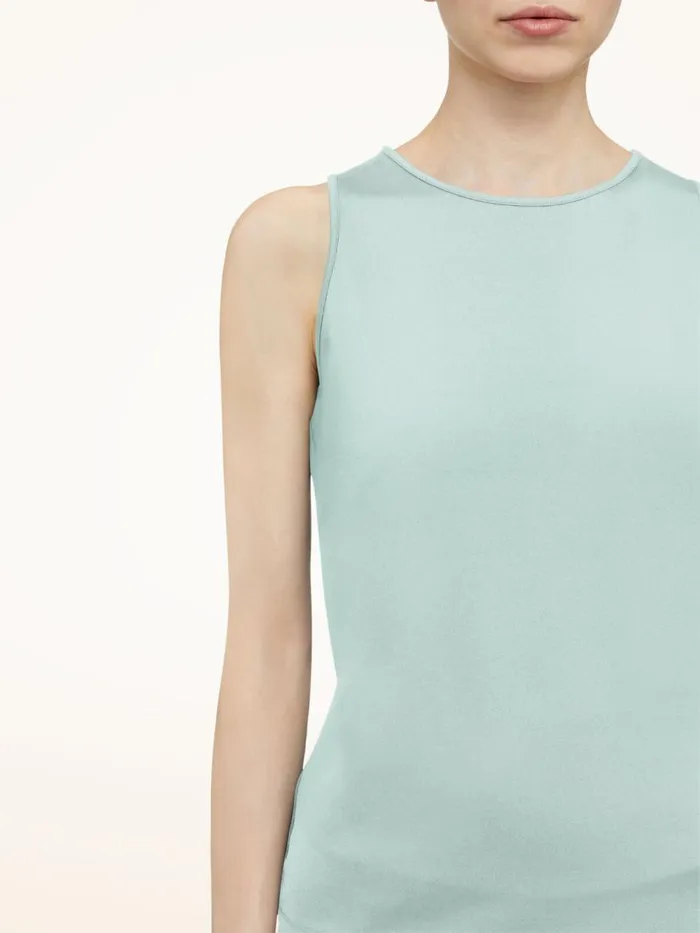 Women Tops and Bodysuits Wolford The Workout Top Sleeveless Aqua