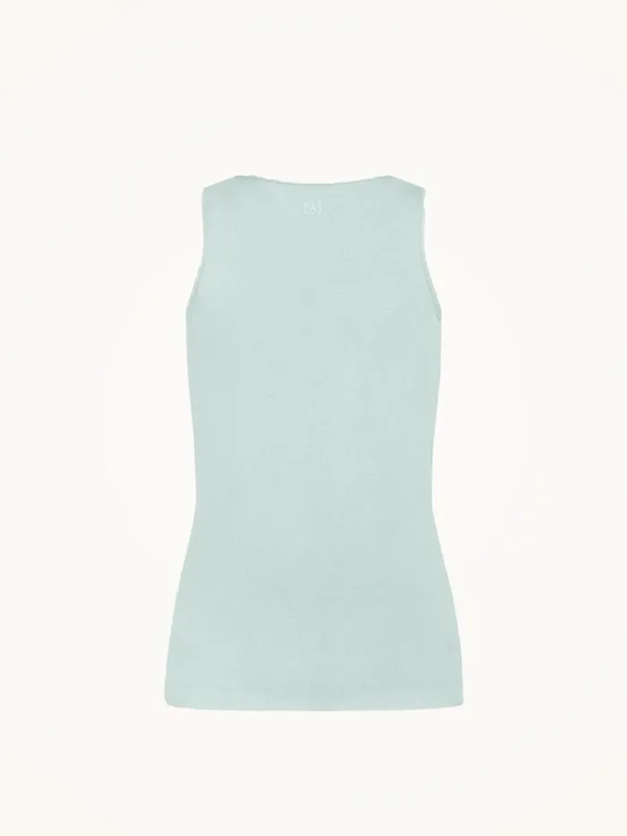 Women Tops and Bodysuits Wolford The Workout Top Sleeveless Aqua