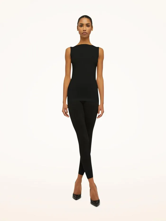 Women Tops and Tshirts Wolford Aurora Top Sleeveless Black